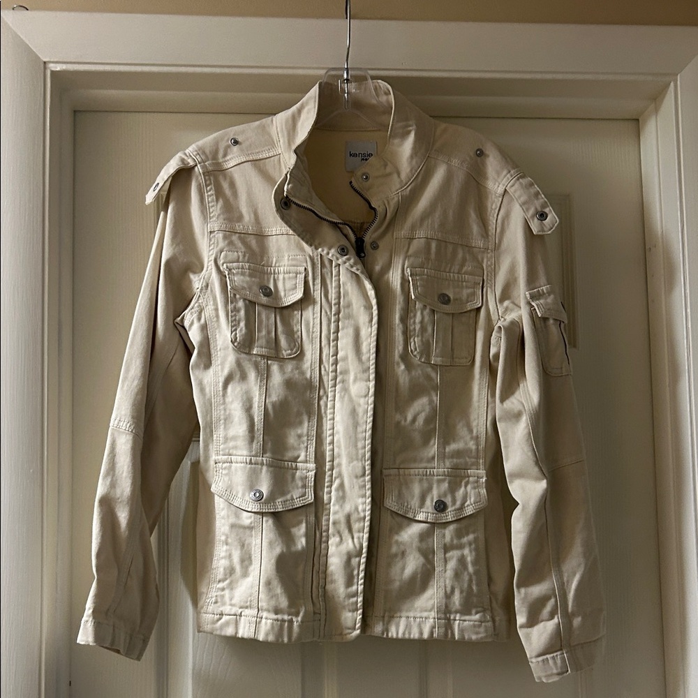 Banana Republic Cream Utility Field Jacket